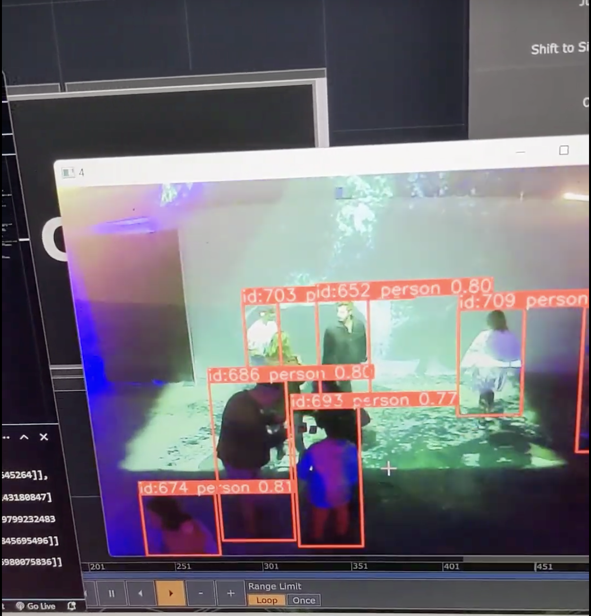 Behind the Scenes. YOLOv8 tracking and TD