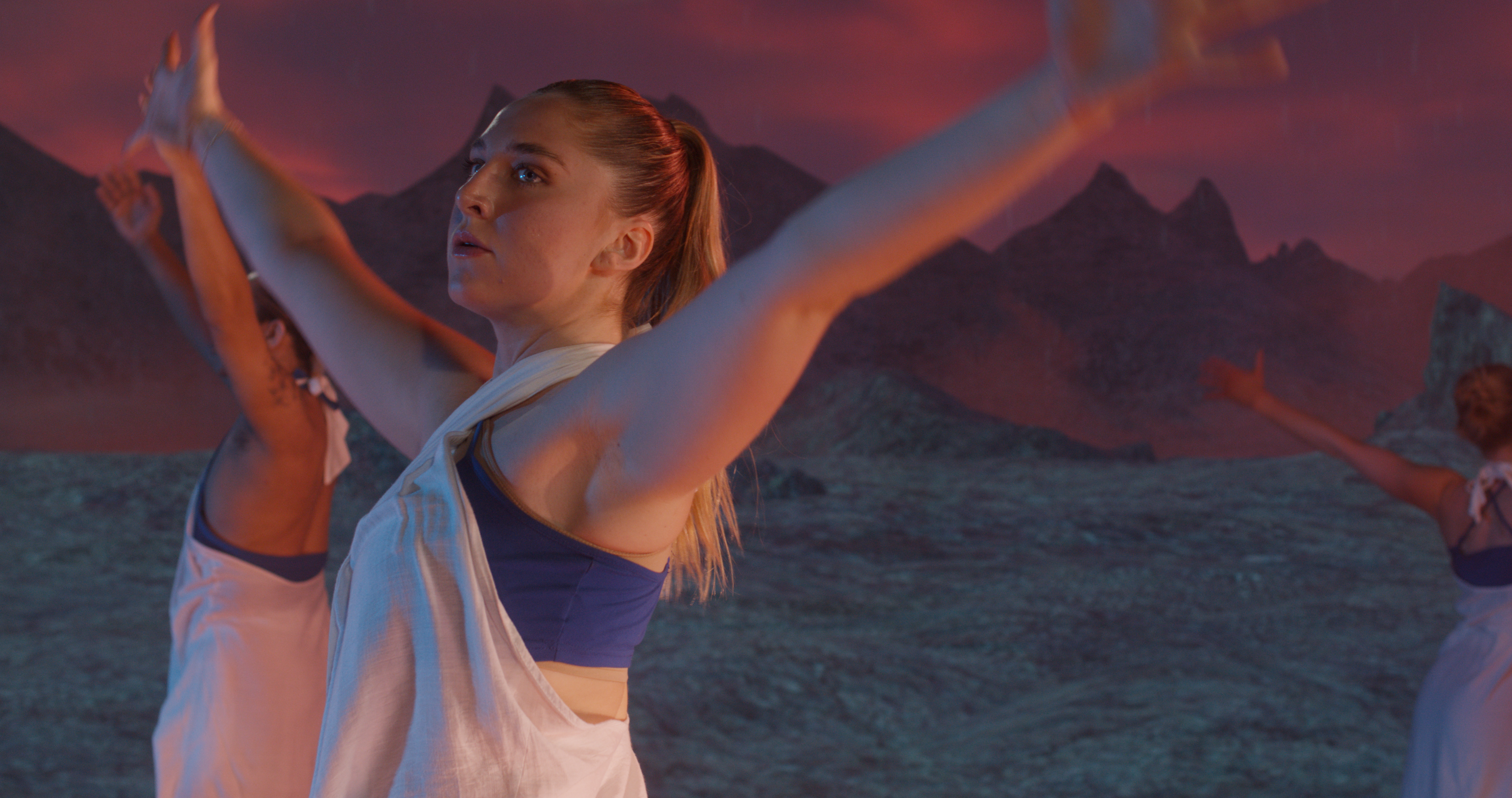 Still from twilight scene when ice has melted away.